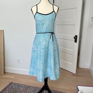 Tibi linen/cotton backless sundress